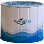 新型アップグレード成人用ポータブルバスタブ（80*66 cm）- 折りたたみ式冷水バスタブ - 折りたたみ式浸漬バスタブ